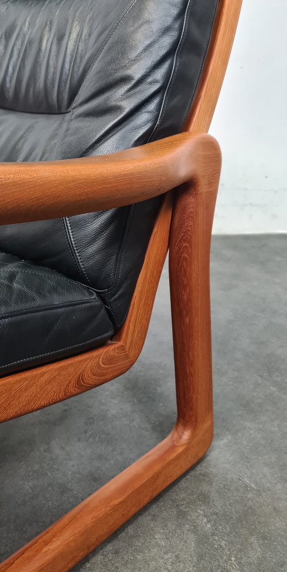 Image 1 of Poul jeppensen highback fauteuil 