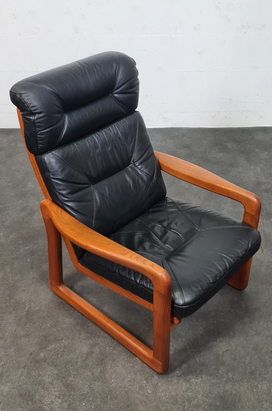 Image 1 of Poul jeppensen highback fauteuil 