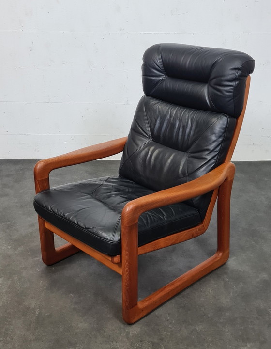 Image 1 of Poul jeppensen highback fauteuil 