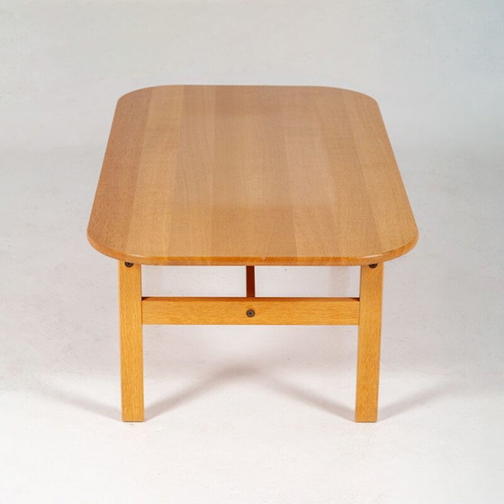 Image 1 of Vintage massief eiken salontafel, Denemarken 1960