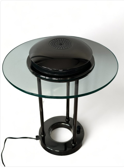 Robert Sonneman vintage SMC boxford tafellamp glas 1980