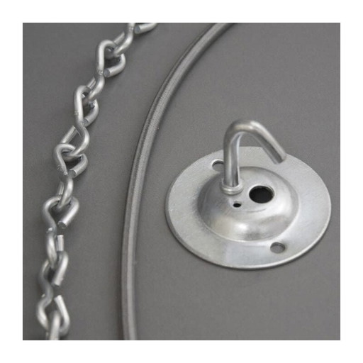 Vintage sovjet industriële hanglamp