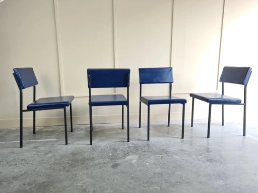 4 X Vintage Eetkamerstoelen