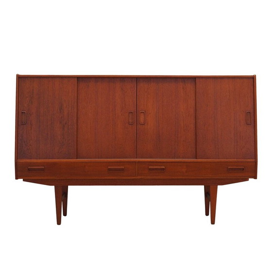 Image 1 of Vintage teakhouten highboard van Westergaards Møbelfabrik, jaren 1960