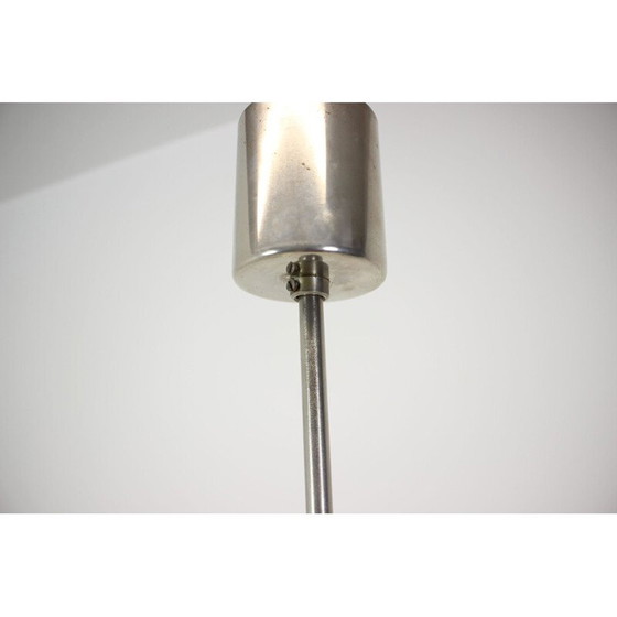 Image 1 of Vintage kroonluchter van metaal en glas van Kamenický Šenov voor Preciosa, Tsjecho-Slowakije 1970