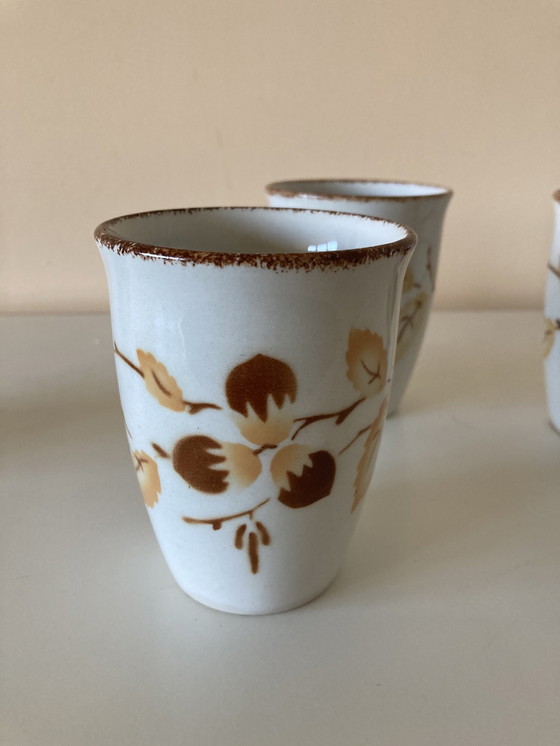 Image 1 of Set Van 4 Vintage Mokken