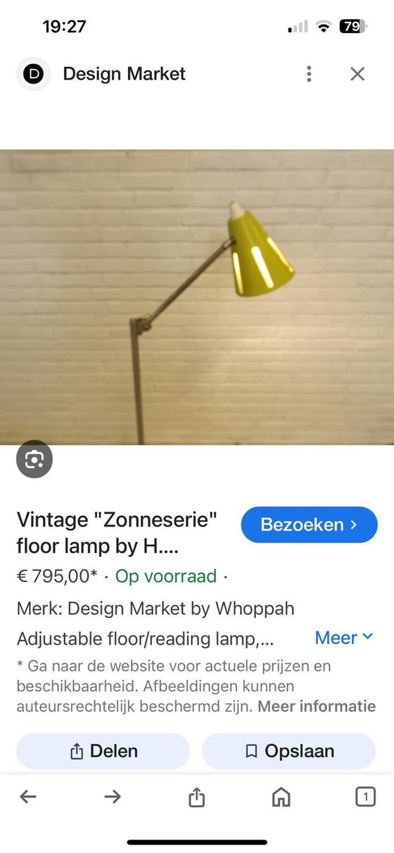 Image 1 of Hala Zeist Zonneserie Vloerlamp