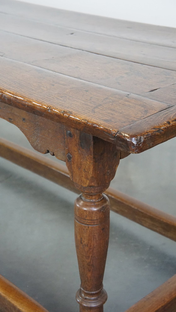 Image 1 of Grote Eikenhouten Eettafel