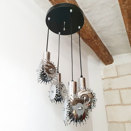 Vintage waterval hanglamp, 1970