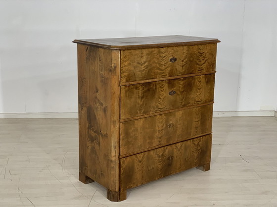 Image 1 of Art Nouveau ladenkast linnenkast dressoir rond 1920