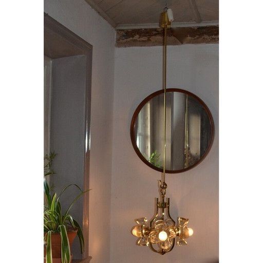 Bloemenkroonluchter geproduceerd door Simon & Schelle - jaren 1960