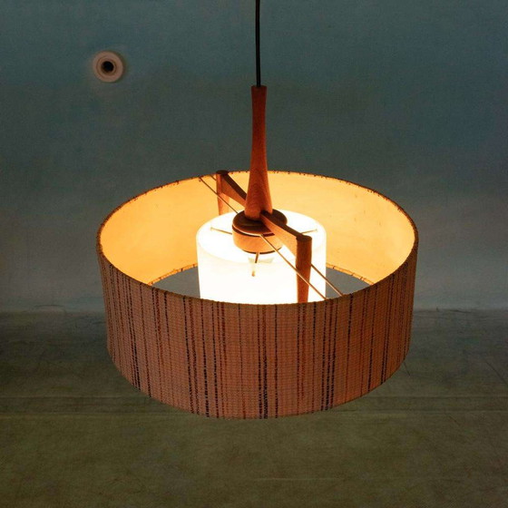 Image 1 of Vintage Temde leuchten hanglamp, midmod sixties pendant