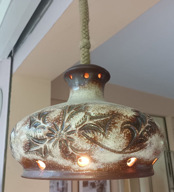 Image 1 of Vintage keramieken lamp