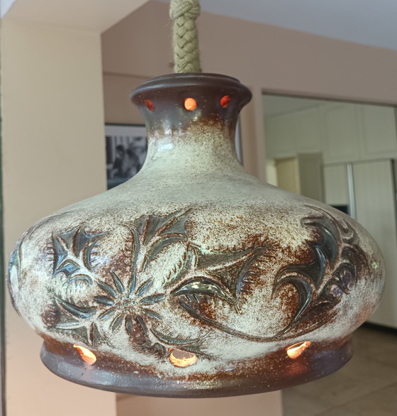 Image 1 of Vintage keramieken lamp