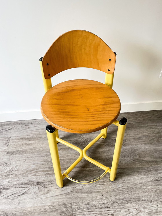 Image 1 of Vintage houten kinderstoel