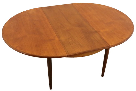 Image 1 of Ronde verlengbare eettafel 'Cheetham' vintage