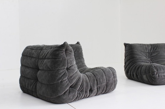 Image 1 of Togo ligne roset sofa set 2 zits en hoek element 