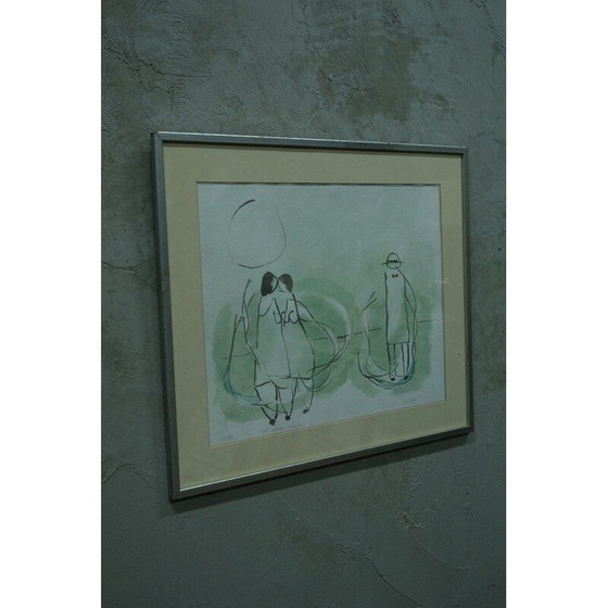 Image 1 of Vintage litho door Stig Deteste, Zweden 1990