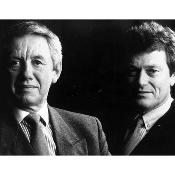 Image 1 of Paar vintage fauteuils model 5331 van Rud Thygesen en Johnny Sorensen voor Magnus Olesen, Denemarken 1970