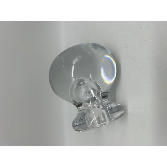 Image 1 of Vintage spoelvormige kristallen kandelaar, 1970