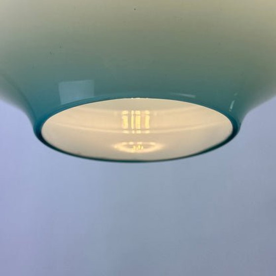Image 1 of  Venini hanglamp van Massimo Vignelli - Lichtblauw glas, 1950