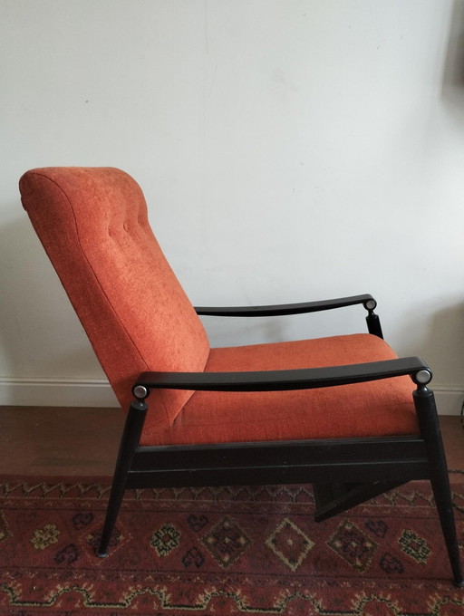 2x Vintage Mid-Century Lounge Stoelen Uit Londen