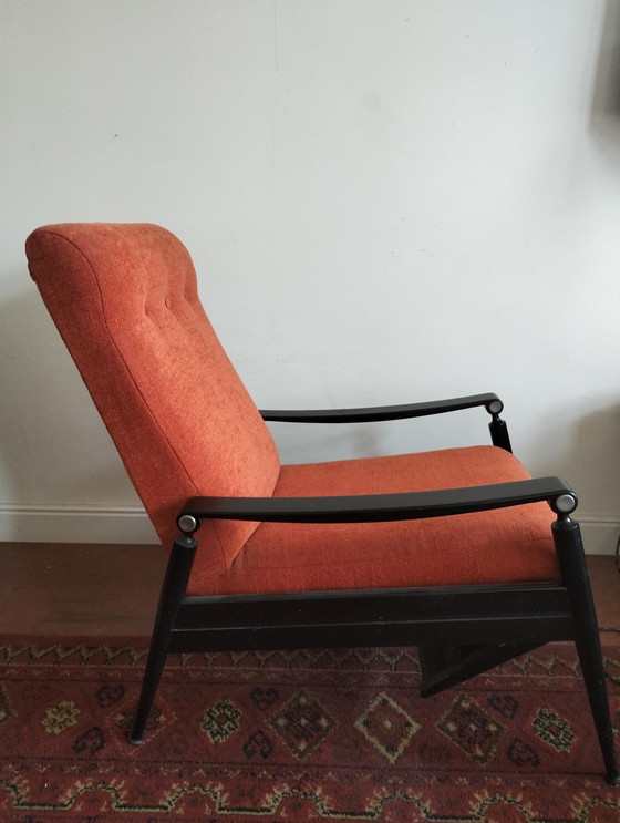 Image 1 of 2x Vintage Mid-Century Lounge Stoelen Uit Londen