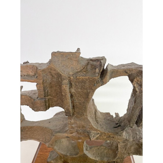 Image 1 of Vintage sculptuur van hout en metaal