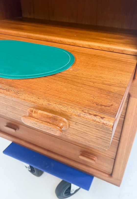 Image 1 of Teakhouten Secretaire Van Dyrlund, 1960’S