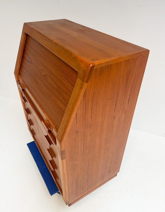 Image 1 of Teakhouten Secretaire Van Dyrlund, 1960’S