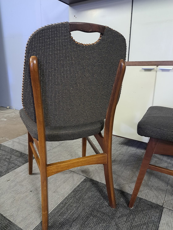 Image 1 of 4x Vintage eetkamerstoel