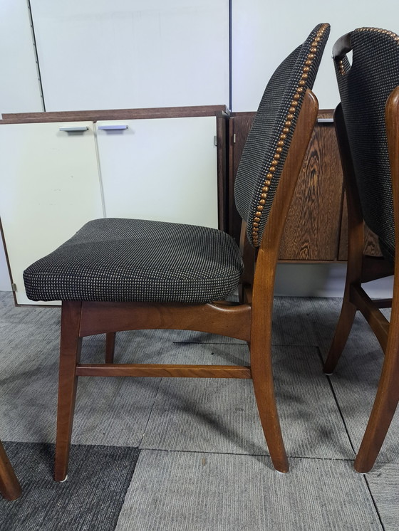 Image 1 of 4x Vintage eetkamerstoel