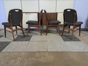 4x Vintage eetkamerstoel