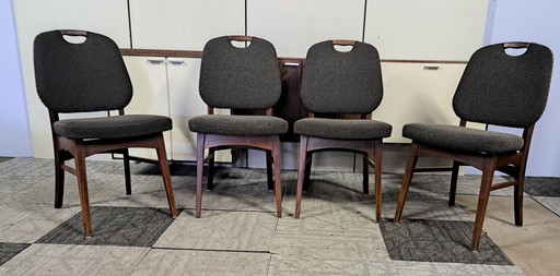 4x Vintage eetkamerstoel