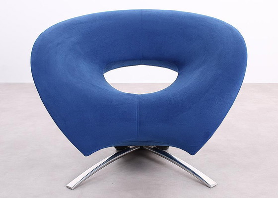 Image 1 of Fora Form Loop fauteuil donkerblauw