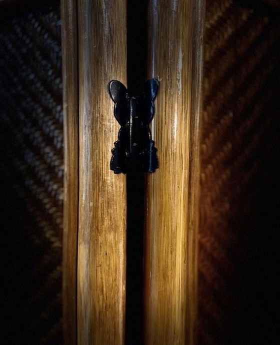 Image 1 of Vintage Kamerscherm / Roomdivider Rotan Riet Rattan Bamboe