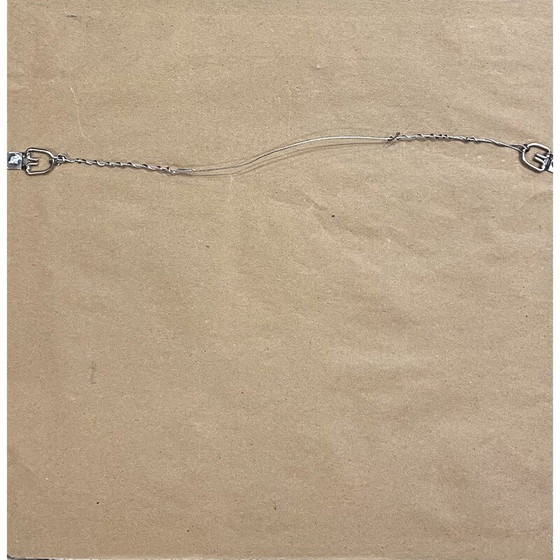 Image 1 of Vintage zeefdruk op spiegel "Amerikaanse vlag