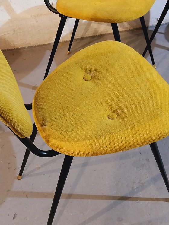 Image 1 of  Prachtige set van zes stoelen 1950