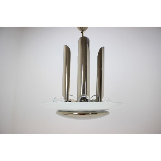 Image 1 of Vintage chromen bauhaus hanglamp, 1930