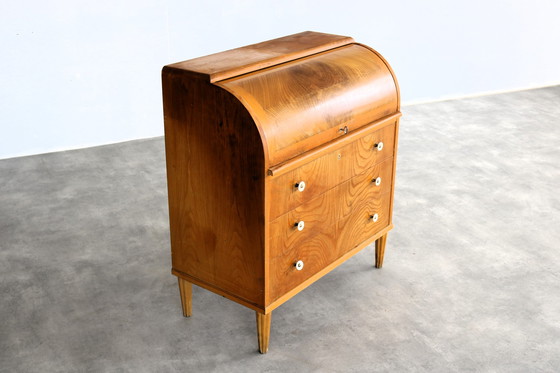 Image 1 of Vintage Zweedse secretaire