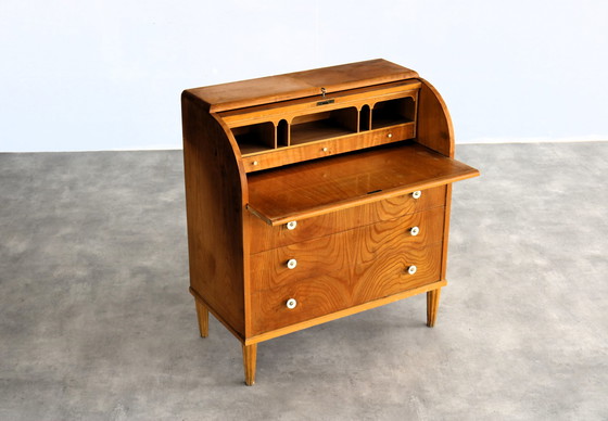 Image 1 of Vintage Zweedse secretaire