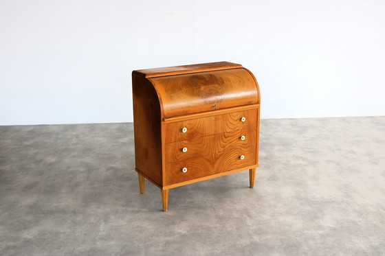 Image 1 of Vintage Zweedse secretaire