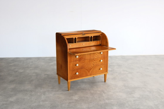 Image 1 of Vintage Zweedse secretaire