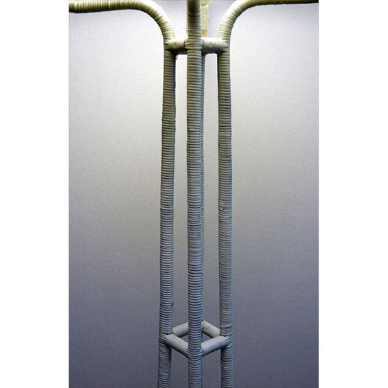 Image 1 of Italiaanse mid-century rotan vloerlamp, jaren 1950