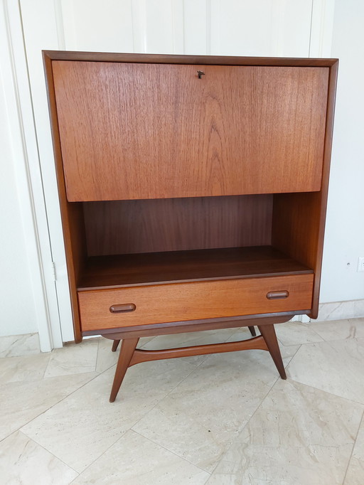 Vintage Louis Van Teeffelen Wébé Secretaire / Kast jaren zestig