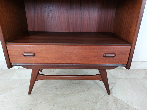 Image 1 of Vintage Louis Van Teeffelen Wébé Secretaire / Kast jaren zestig