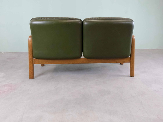 Image 1 of Vintage 2-zitsbank uit de MidCentury