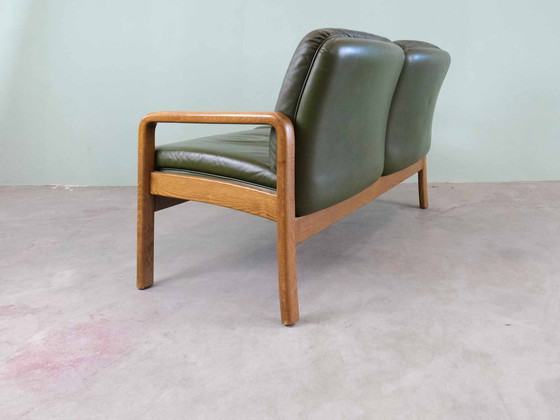 Image 1 of Vintage 2-zitsbank uit de MidCentury