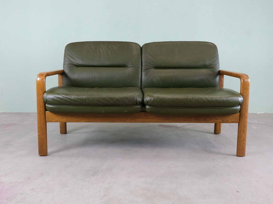 Image 1 of Vintage 2-zitsbank uit de MidCentury