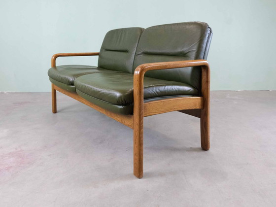 Image 1 of Vintage 2-zitsbank uit de MidCentury